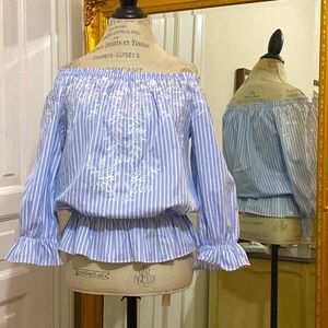 White House Black Market off the shoulder top.